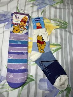 Vintage 2 pairs of NWTS Winnie The Pooh Socks. Women's Size 9-11. USA is Free shipping. * International Buyers Please add $26.99 to total for shipping. :) Disney Socks, Vintage Winnie The Pooh, Childhood Memories 2000, Pooh Bear, Casual Socks, Socks And Hosiery, Vintage Gifts, Winnie The Pooh, Childhood Memories