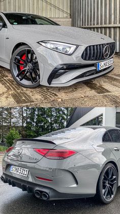 two different views of the mercedes cla coupe