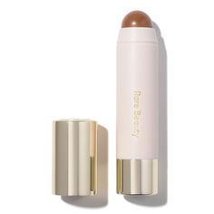 Add warmth and dimension to the face with the Rare Beauty bronzer stick, available in 8 shades including Happy Sol and Always Sunny. Bronzer Stick, Best Bronzer, Contour Stick, Beauty Vitamins, Skin Foundation, Rare Beauty, Beauty Packaging, Tinted Moisturizer