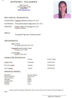 a professional resume with no work experience on the cover letter, and an image of a woman's face