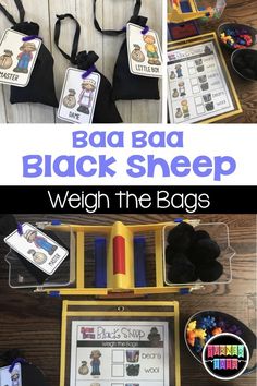 the back to school bag and its contents are shown in this collage with text overlay