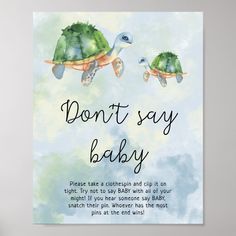 Watercolor gorgeous hand-painted nautical sea turtles make this a great baby shower theme for a baby boy or girl. Order yours today! Matching items available! Sea Theme Baby Shower Boy, Sea Turtle Gender Reveal, Ocean Animals Baby Shower Ideas, Coastal Baby Shower Theme, Under The Sea Baby Shower Table Favors, Shark Baby Shower