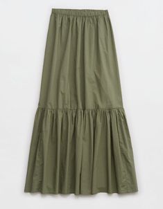 Aerie Poplin Tiered Maxi Skirt Aerie Clothing, Boot Cut Leggings, Prairie Skirt, Skirt Swimsuit, Tiered Maxi Skirt, Girls Wardrobe, Lace Bralette, Lace Tops, Bra Tops