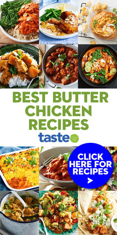 the best butter chicken recipes taste cookbook by click here for recipe book cover design