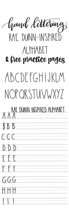 handwritten font and cursive writing on paper with the letters in black ink