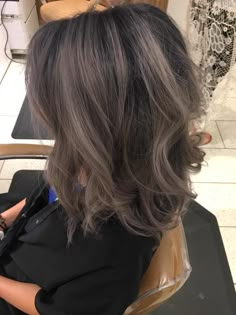 She is naturally a level 8. I prelightened her to a level 9. Toned with 9v redken shades. Used a tube of 8ss with 10g of the dark shadows, 6vol 1:1 for opacity as a shadow root. Mixed 10ss and 8ss equal parts with the 6vol in 1:1 for the kids and ends. Total process time of max 25 mins. Ash Hair Color, Level 8, Dark Shadows, Haircut And Color, Brown Blonde Hair, Gray Hair, Brown Hair Colors