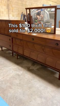 this $ 100 thrift find is sold for $ 2, 000 and it's on sale