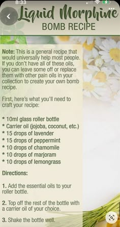 Pain Relief Essential Oils, Essential Oil Perfumes Recipes, Essential Oils For Pain, Essential Oil Diffuser Blends Recipes, Essential Oil Remedy, Essential Oils Guide, Oil Remedies, Essential Oils Herbs, Essential Oils Health