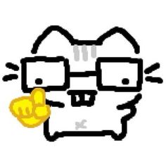 an image of a cat wearing glasses