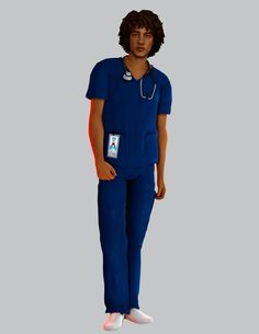 Sims 4 Scrubs Cc, Cc Sims, Scrubs