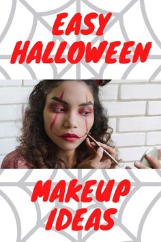 Not sure what to dress up as this Halloween? No worries! We have a list of four makeup and hairstyle ideas that don't take too much effort or time. Easy Halloween Makeup Ideas, Easy Halloween Makeup, Makeup And Hairstyle, Halloween Makeup Ideas, Halloween Cans, Halloween Makeup Easy, Top 4, Easy Halloween, Professional Makeup