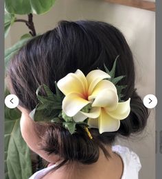 Debut Hairstyles, Hawaii Hair, Hawaiian Hair, Tropical Bridal Bouquet, Vacation Hairstyles, Tropical Bridal, Hiding Face