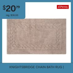 a bath rug is shown with the price tag for $ 20 99 and it's available