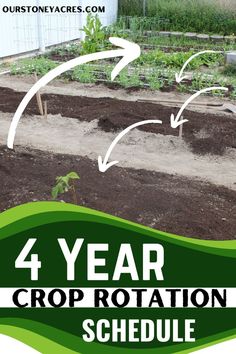 four year crop rotation schedule