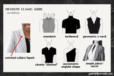 Dramatic Classic Style, Kibbe Dramatic Classic, Dramatic Clothes, Soft Classic Kibbe, Dramatic Hair, Classic Makeup