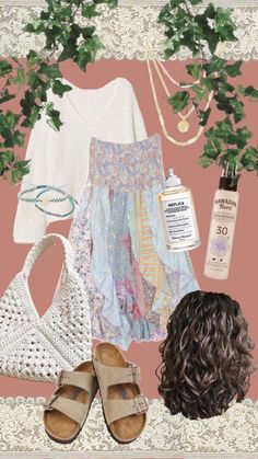 Vibes Wallpaper, Clothes Crochet, Thrift Fashion, Granola Girl, Cute Comfy Outfits, Hippie Outfits, Vibe Clothes, Girly Fashion