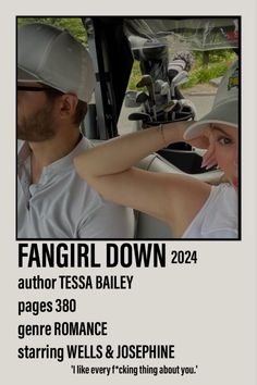 A polaroid poster of Tessa Bailey's book Fangirl down from the Big Shots series. Polaroid Poster, Book Posters, Reading Ideas, Big Shot, Save Her, Movies To Watch, Book Club, Book Quotes, Bookshelves