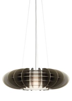 an image of a modern chandelier hanging from the ceiling in black and white