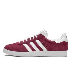 Adidas Gazelle Collegiate Burgundy White - B41645 | Limited Resell White Baskets, White