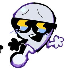 an image of a cartoon character with sunglasses