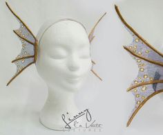 Fin Ears, Haunted Library, Cosplay Masks, Sea Costume, Goddess Design, Costume Carnaval