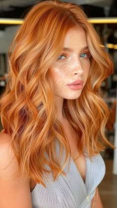 Looking to spice up your red locks with a touch of sunshine? Red hair with blonde highlights is the perfect combination to add dimension, depth, and a playful twist to your fiery mane. This versatile Orange Hair With Blonde Highlights, Red Hair With Blonde, Hair With Blonde Highlights, Subtle Blonde Highlights, Redhead Makeup, Red Blonde Hair