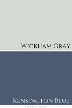 the cover of william gray's book, kensingtonton blue