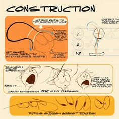 the instructions for how to draw an animated character from disney's mickey mouse movie