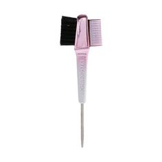 EDGEBOOSTER Brush + Comb mini, with high-quality boar bristles and a lightweight pintail comb, is perfect for styling baby hair. Brush smoothly and style for a sleek look. Wherever you go on your daily journey, EDGEBOOSTER will be with you. Sofr Bristle Great for Sectioning Hair PINK/WHITE Edge Booster, Purple Hair Streaks, Sectioning Hair, Baby Hair Brush, Hot Pink Hair, Hair Things, Hair Streaks, Hair Brushes, Nov 1