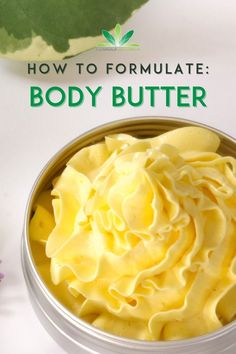 Mini training: Simple whipped body butter. 🌿 We'll show how to formulate a natural body butter using botanical ingredients. Body butters are easy to formulate and can be tailored to suit different skin types, climates and preferences. Body Butter Recipe Homemade, Diy Body Butter Recipes, Different Skin Types, Natural Body Butter, Diy Lotion