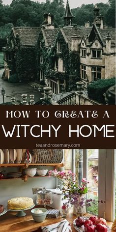 Simple Witchcraft, Green Magic Homes, Witchy Bedroom, Witchy House, Beginner Witchcraft, Green Witchcraft, Witch Cottage, Witchy Home, Cottage Witch