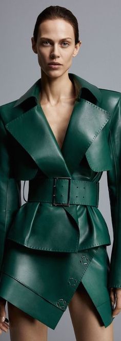 Mugler Pre-Fall 2017 Olivia Palermo, Thanksgiving Outfit, 가을 패션, Leather Outfit, Fashion Mode, Gigi Hadid, Looks Style