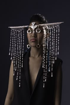 Jewellery Editorial, Carnival Fashion, Face Jewelry, Festival Headpiece, Concept Clothing, Fashion Mask, Looks Black, Festival Looks