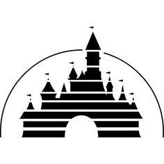 an image of a castle silhouetted on a white background