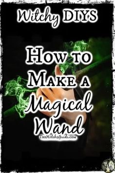 Witchy Diys, Magick Crafts, Wicca Wand, Wiccan Wands, Witchcraft Diy, Magical Wand, Powerful Spells, Witch Tools, Psychic Intuition