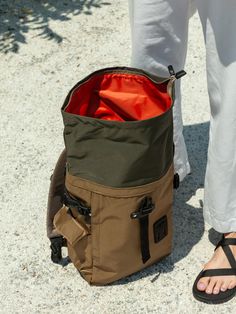 A go-to solution for serious sojourns, the Rolltop Backpack from Harvest Label boasts the kind of versatile design backpackers dream of. Its main compartment can greatly expand to accommodate long-term treks abroad, or it can be folded down into a more compact configuration for weekend trips out of town. Two compressio Canvas Backpack For On-the-go, Casual Waterproof Backpack For On-the-go, Practical Backpack With Zipper For On-the-go, Eco-friendly Canvas Backpack, Backpack Rolltop, Outdoorsmen Style, Rolltop Backpack, Hiking Bag, Diy Clothes Life Hacks