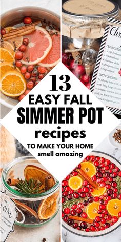 the top 10 easy fall summer pot recipes to make your home smell amazing