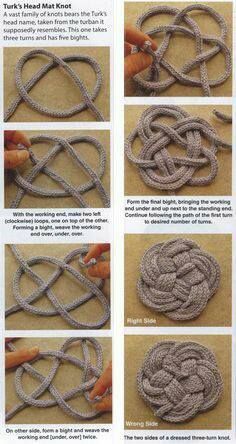 instructions on how to make a knotted knot