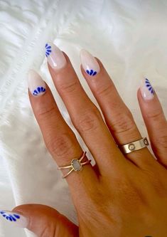 Almafi Coast Nails, Greece Acrylic Nails, Tunisia Nails, Mykonos Nails, Norway Nails, Mallorca Nails, Casa Azul Nails, Turkish Nails, Summer Nail Inspo Blue