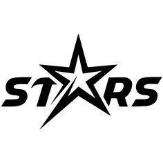 the star logo is shown in black and white