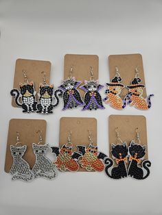 Show off your Halloween spirit with these adorably costumed cat earrings! Cats In Costumes, Red Cloud, Costume Earrings, Cat Costumes, Halloween Spirit, Cat Earrings, Spirit Halloween, Jewelry Earrings Dangle, Etsy Earrings