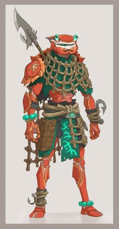 CORE games concept art - Manticore Games - The Art of Jeff Murchie Urban Character Design, Fish Concept Art, Toy Concept Art, Crabfolk Dnd, Dnd Fisherman Art, Fish Man Character Design, Fisherman Character Design Concept Art, Fish Character, Fish People