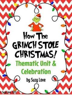 the grinch stole christmas theme is featured in this classroom poster for students to use