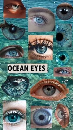 ocean eyes Ocean Eyes Makeup, Ocean Eyes Aesthetic, Ocean Blue Eyes, Color Eyes, Ocean Eyes, Eyes Color, Ocean Aesthetic, Random Pict