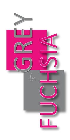 the words grey and pink are shown in this graphic art piece, which is made up of