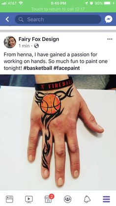 Basketball Makeup Ideas, Basketball Face Paint, Fox Face Paint, Henna Paint, Girl Face Painting, Kids Face Paint, Face Paintings, Fox Face