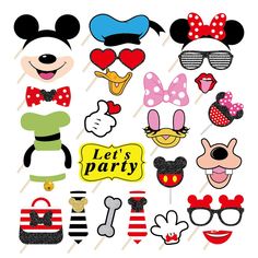 PRICES MAY VARY. Include: 25pcs print card+25pcs bamboo sticks+25pcs glue dots. Material: 350g card printing. Easy to setup - Simple and fast DIY setup with included bamboo sticks and glue. This mouse photo booth props decorations are suitable for many occasions, including but not limited to minnie and mickey birthday parties, mouse clubhouse parties, oh twodles bday, toodles parties, baby shower, bridal parties and bachelorette parties and more. If you're looking for 1st, 2nd, 3rd and 4t mouse Mickey Photo Booth, Mickey Mouse Photo Booth, Selfie Props, Mickey Decorations, Mickey Mouse Birthday Cake, Mickey Mouse Photos, Mickey Theme, Mouse Photos, Themed First Birthday