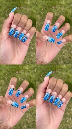 90s Nail Aesthetic, 2000s Acrylic Nails Designs, 90s Abstract Nails, 90s Nail Designs Acrylic, Old School Design Nails, 2000s Nail Art Board, 90s Nostalgia Nails, Early 2000 Nail Art, 200s Nail Art