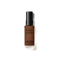 16-hour, medium coverage matte formula | Bobbi Brown Mini Skin Long-Wear Weightless Foundation SPF15, Neutral Chestnut (N-100) - 13 ml | Apply to clean, moisturized skin with a sponge or the brush of your choice—use Bobbi Brown's Foundation Brush or Full Coverage Face Brush (both sold separately) for best results.Fresh, Healthy-Looking Skin in 3 Steps: Prep: Apply Vitamin Enriched Face Base to hydrate, smooth and prime skin for makeup application. Correct: Apply Corrector to areas of discolorati Bobbi Brown Foundation, Face Blender, Cold Fusion, Prime Skin, Skin Undertones, Oil Free Moisturizers, Shadow Sticks, Too Faced Foundation, Face Brush