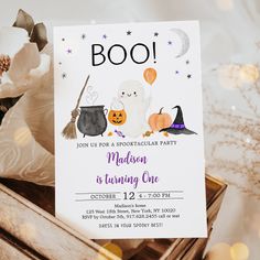 a halloween party is coming up and it's time to be boo - themed